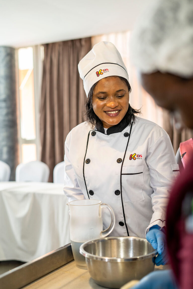 Abigael Kabugho at the recent Teens Baking workshop held at Skyz Hotel